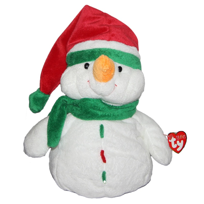 Ty Pluffie: Ice Box the Snowman (14")
