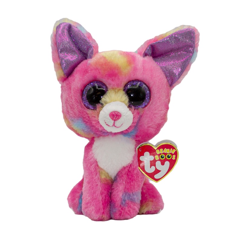 Ty Beanie Boo: Cancun the Dog - Glitter Eyes, Regular Size