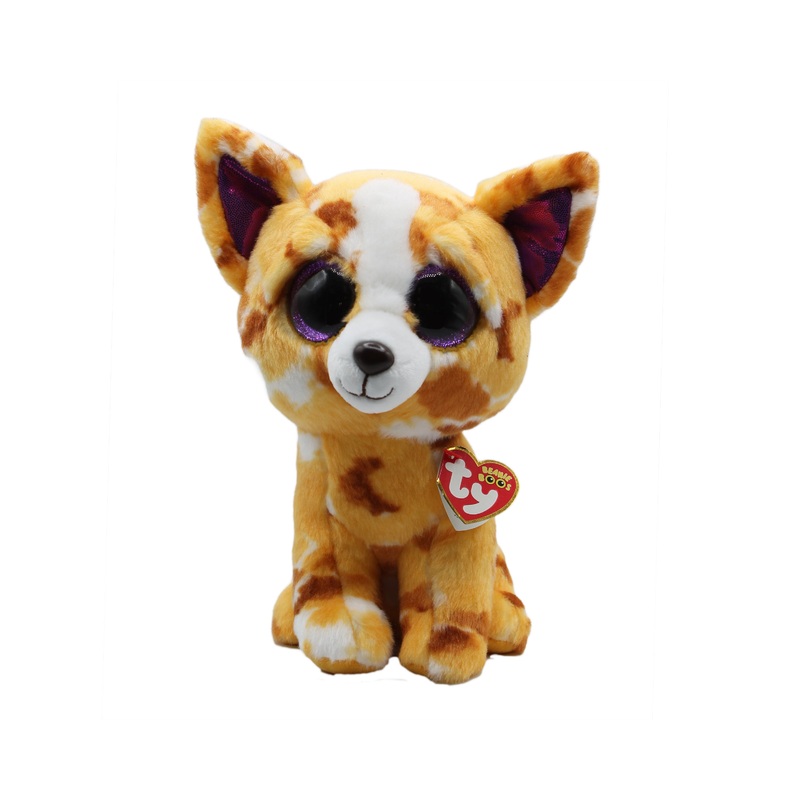 Ty Beanie Boo: Pablo the Dog | Glitter Eyes| Medium Size