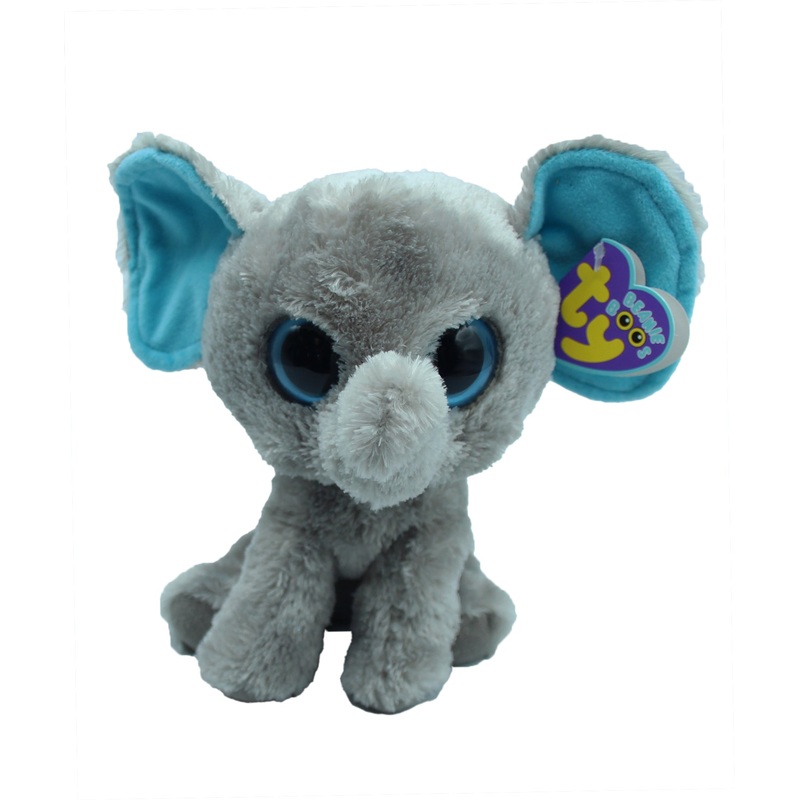 Ty Beanie Boo: Peanut the Elephant - Solid Eyes, Regular Size