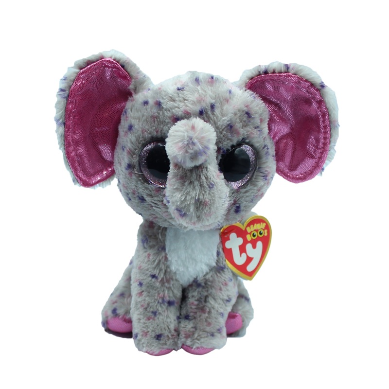 Ty Beanie Boo: Specks the Elephant - Glitter Eyes, Regular Size