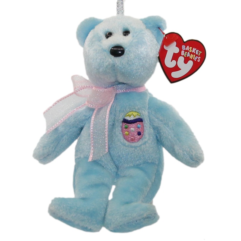 Ty Basket Beanie: Eggs II the Bear