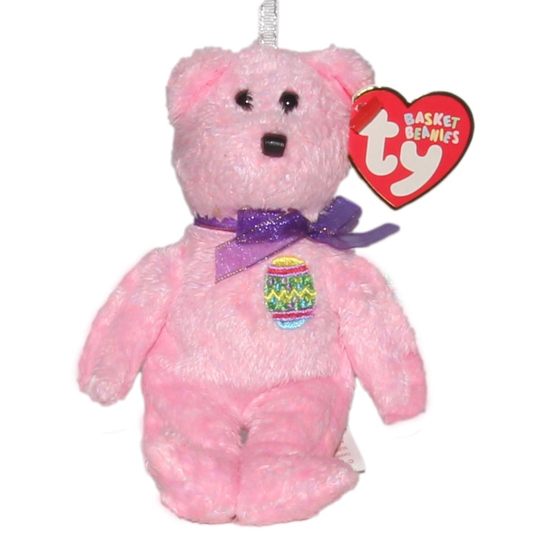 Ty Basket Beanie: Eggs the Bear