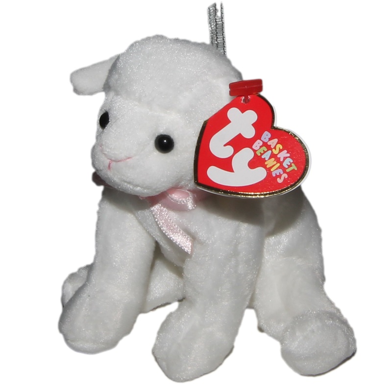 Ty Basket Beanie: Lullaby the Lamb