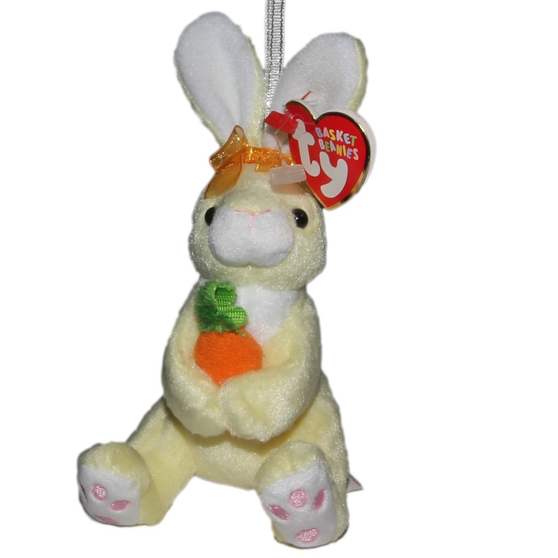 Ty Basket Beanie: Nibbles the Bunny