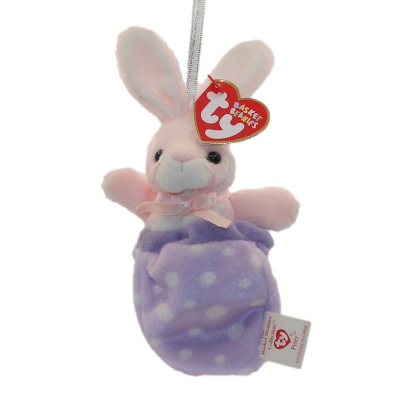 Ty Basket Beanie: Petey the Bunny