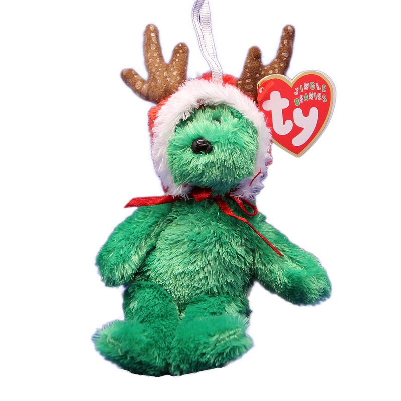 Ty Jingle: 2002 Holiday Teddy the Green Bear