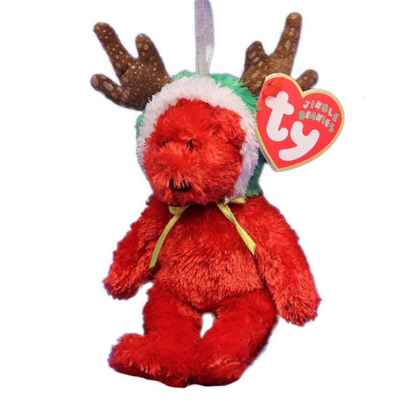 Ty Jingle: 2002 Holiday Teddy the Red Bear