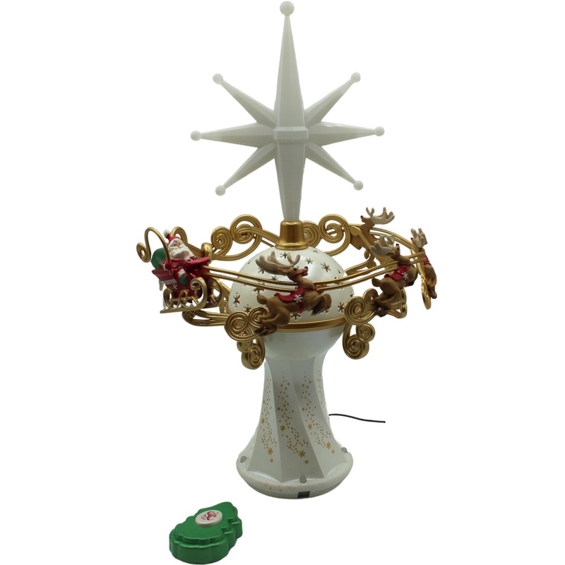Hallmark: QG01686 Here Comes Santa Claus! | Tree Topper