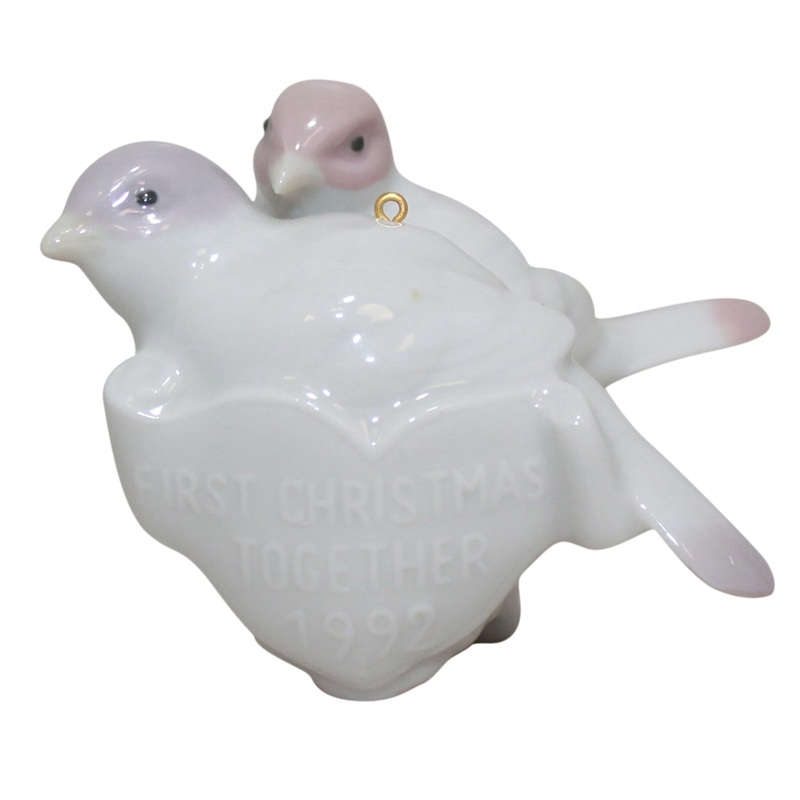 Lladr Figurine: 5923 Our First Christmas - 1992 Ornament