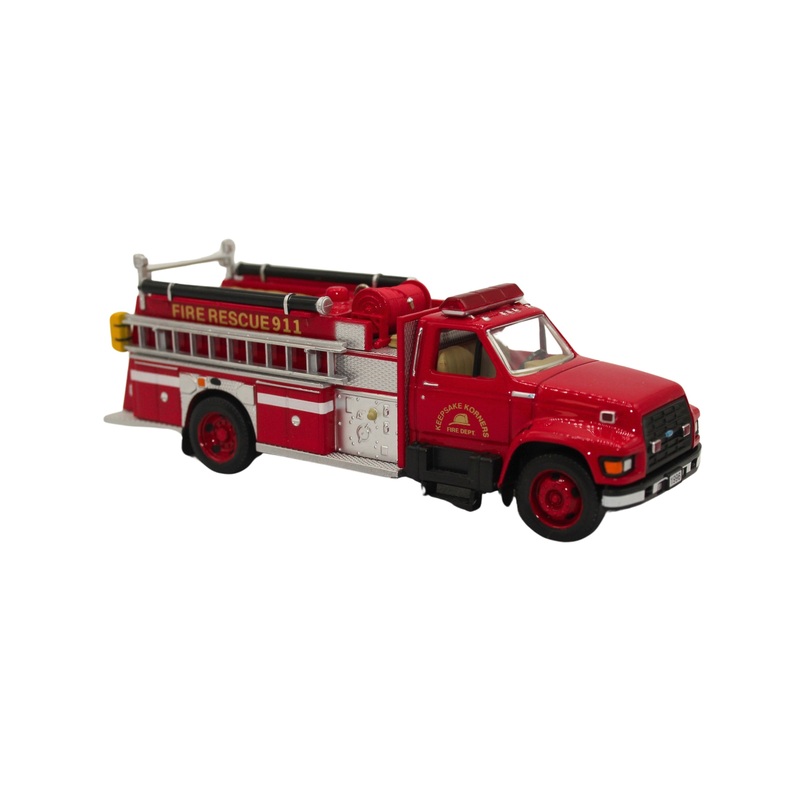 Hallmark Ornament: 2020 Ford F-800 Fire Engine - 1996 | QXR9254