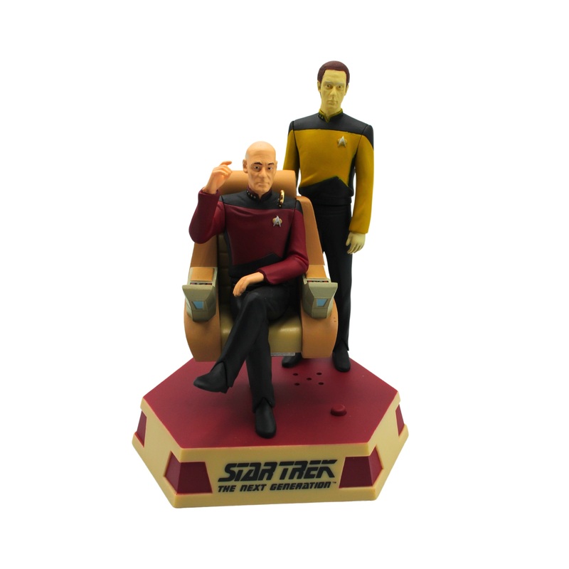 Hallmark Ornament: 2017 Captain Jean-Luc Picard and Lieutenant Commander Data | QXI3402 | Star Trek
