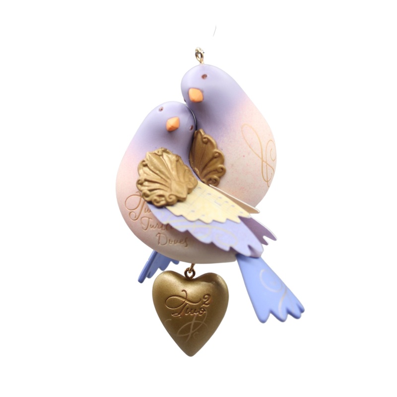 Hallmark Ornament: 2012 Two Turtle Doves | QX8091 | 12 Days of Christmas