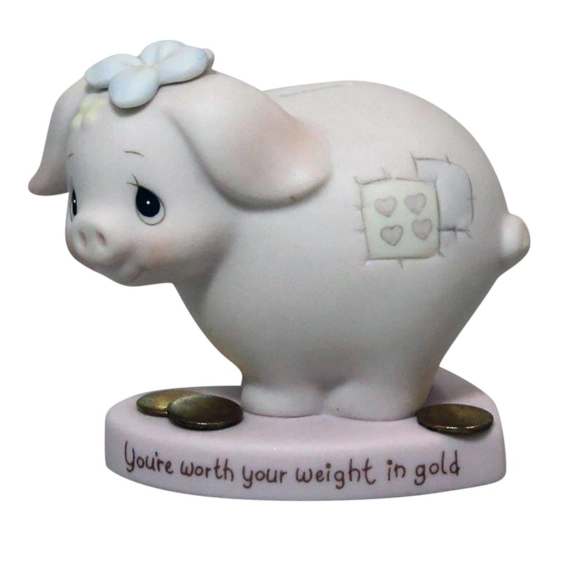 Precious Moments: E-9282B You're Worth Your Weight in Gold