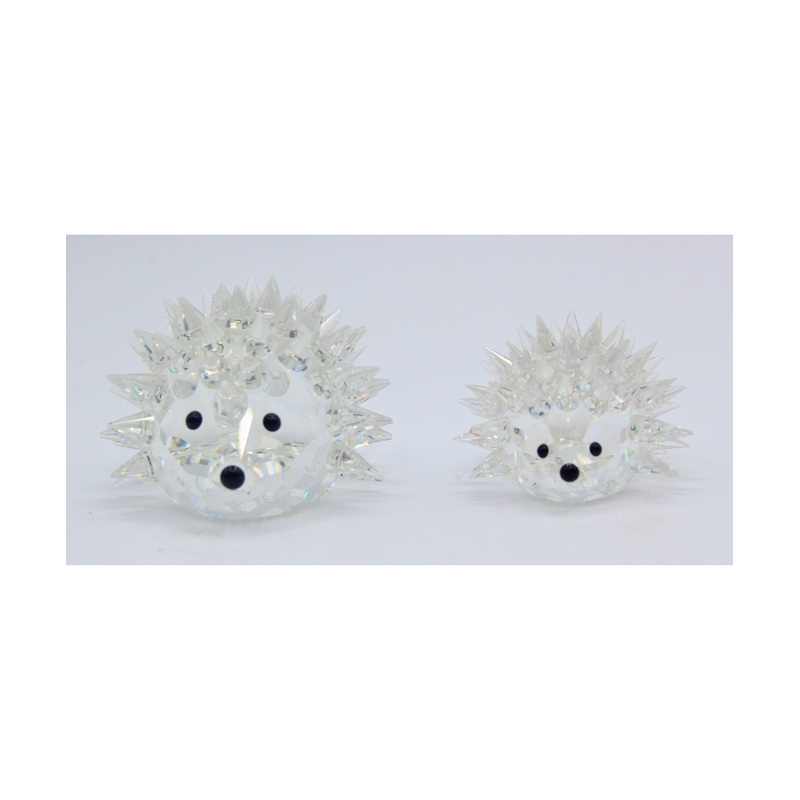 Swarovski | Lot of 2: Hedgehogs | Quills chipped