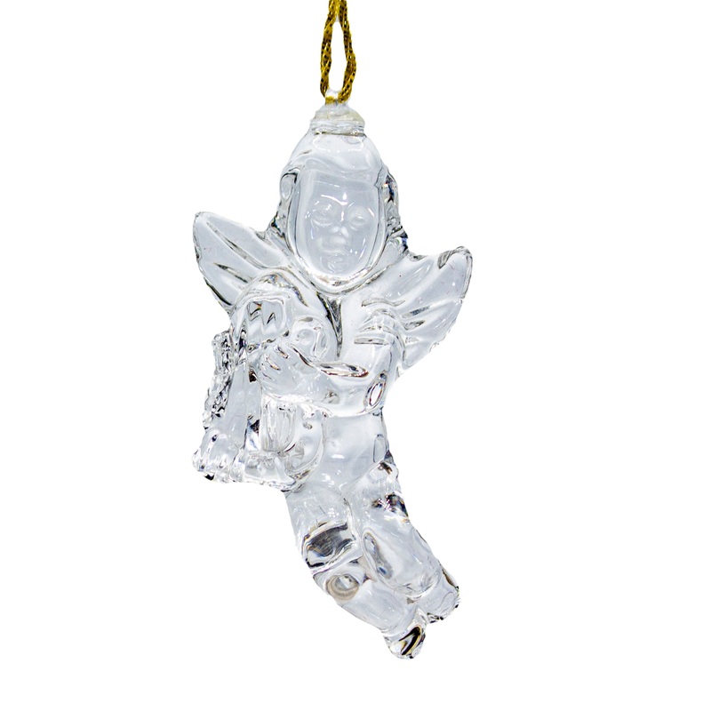 Waterford Ornament: 12980 Cherub with Harp