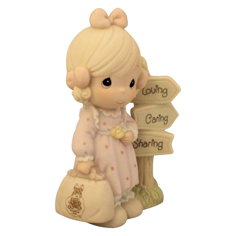 Precious Moments: c0113 1993 Loving, Caring And Sharing Along The Way