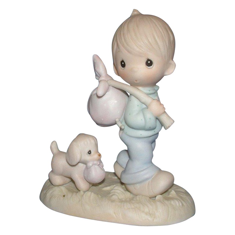 Precious Moments: E-0525 You Can't Run Away from God