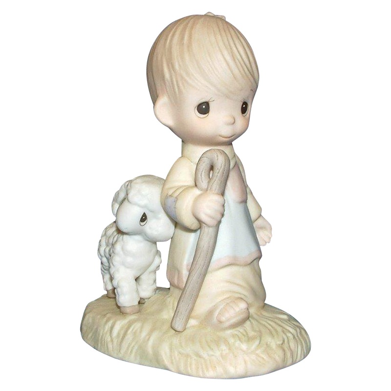 Precious Moments: E-1377A He Leadeth Me