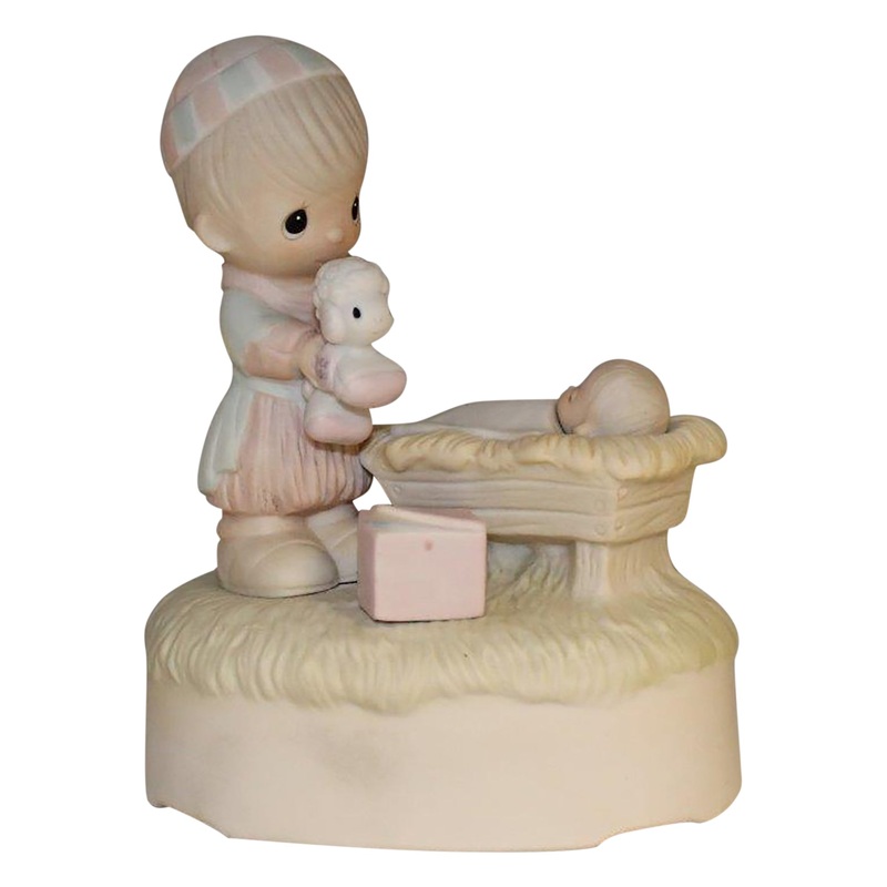 Precious Moments: E-2806 Christmas is a Time to Share | Away in a Manger