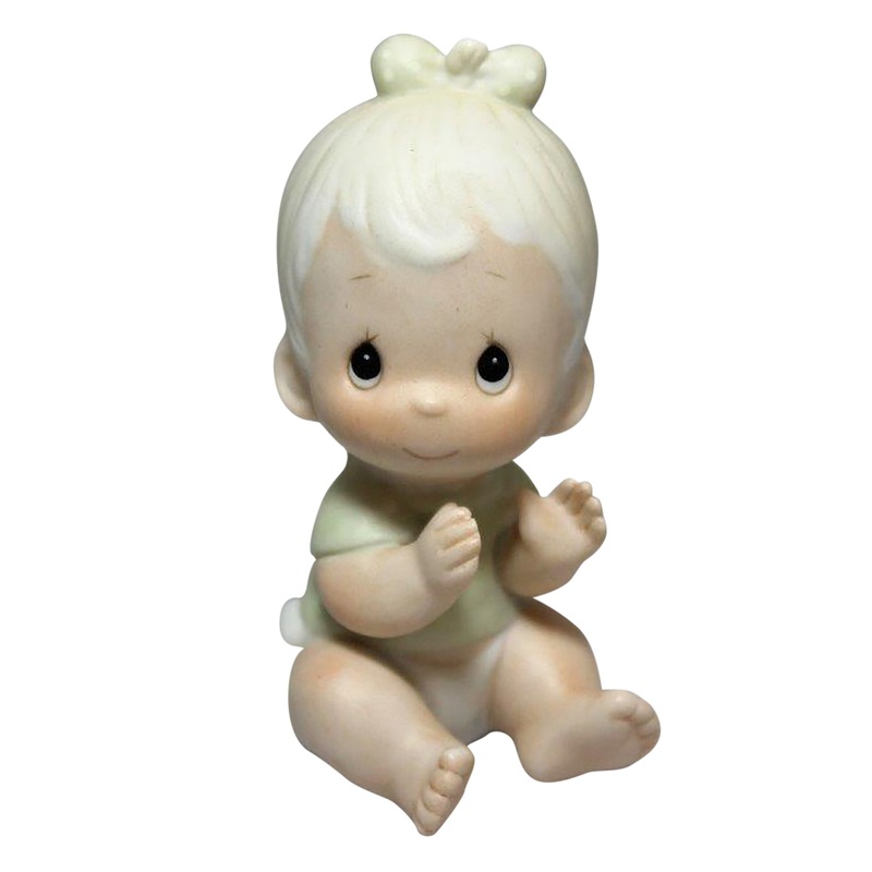 Precious Moments: E-2852D Baby Girl Clapping Hands