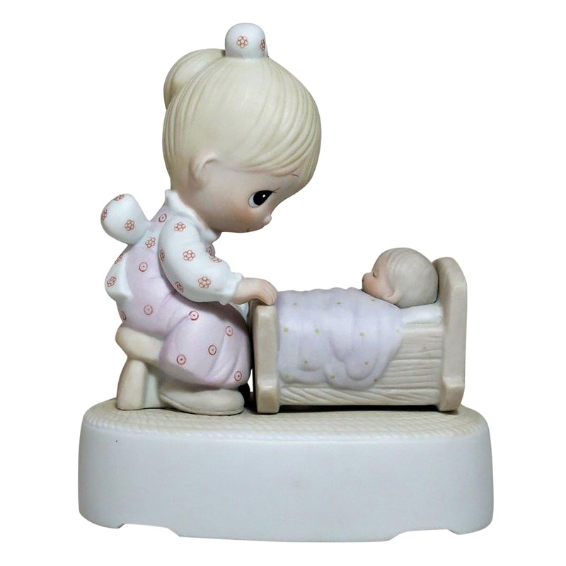 Precious Moments: E-5204 The Hand that Rocks the Future | Mozart's Lullaby