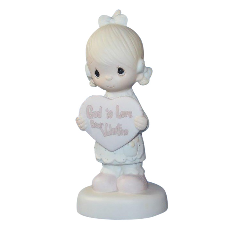 Precious Moments: E-7154 God is Love, Dear Valentine | Girl