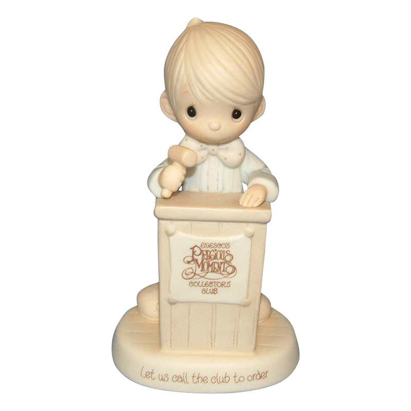 Precious Moments: E0303 Let Us Call the Club to Order | Collectors Club