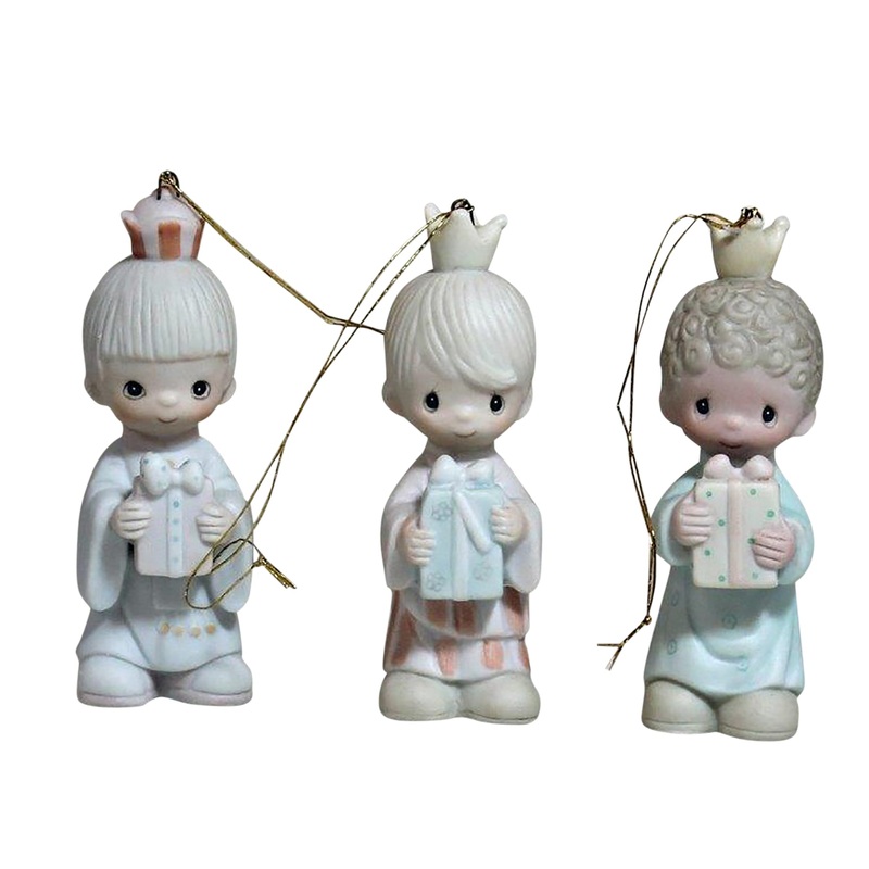 Precious Moments: e5634 Wee Three Kings Ornament Set