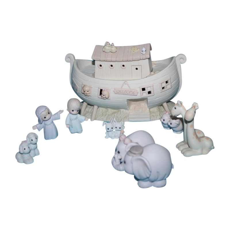 Precious Moments: 530948 Noah's Ark Set | 8 Piece Set
