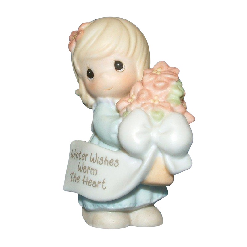 Precious Moments: 184241 Winter Wishes Warm the Heart | Limited