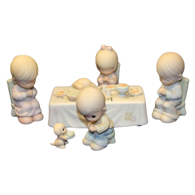Precious Moments: 109762 We Gather Together to Ask the Lord's Blessing | Set of 6