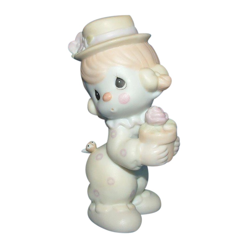 Precious Moments: 12238D Clowns: Holding a Flower Pot