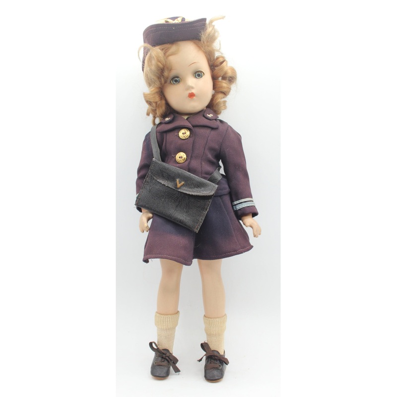 RARE Military Wave Composition Doll WWII | Please Read