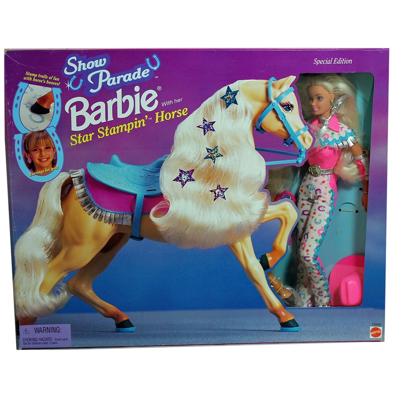 Show Parade Barbie with her Star Stampin' Horse - 15059