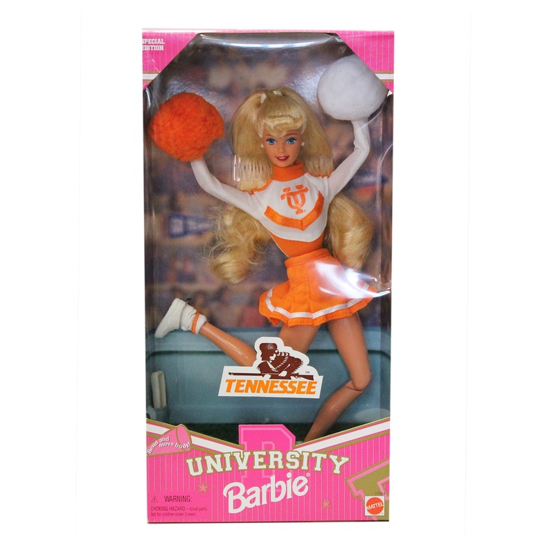 Tennessee University Cheerleader Barbie - 17554