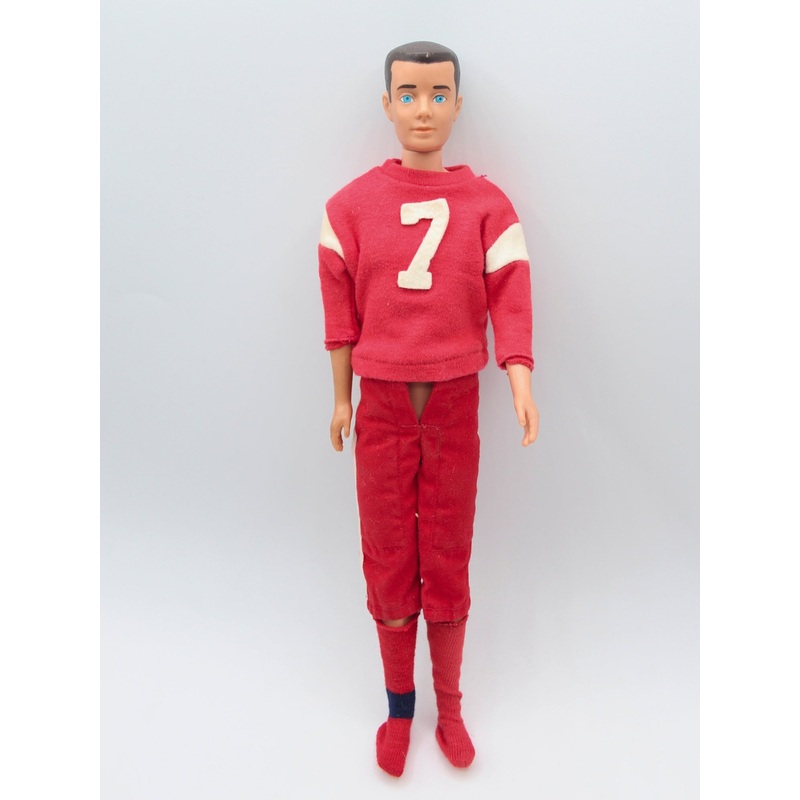 Vintage 1962 Ken Barbie| #750 Painted Hair | Model Weight 444 | Football