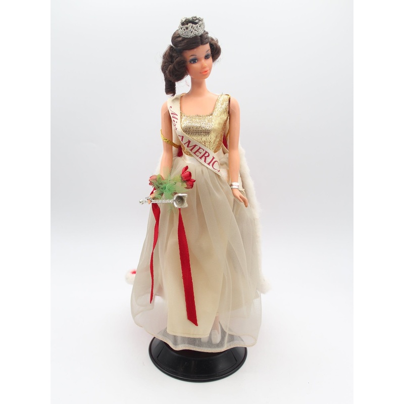 Vintage 1972 Barbie 3200 | Walk Lively Miss America |Brunette