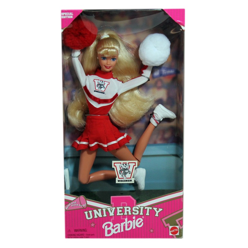 Wisconsin University Cheerleader Barbie - 17195