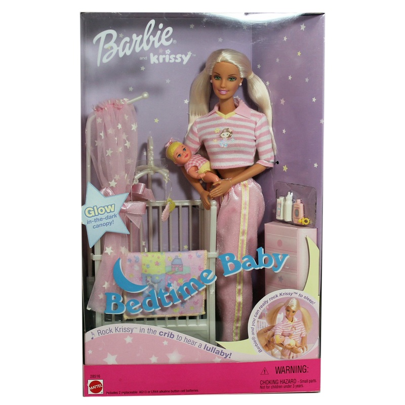 Bedtime Baby Barbie and Krissy - 28516