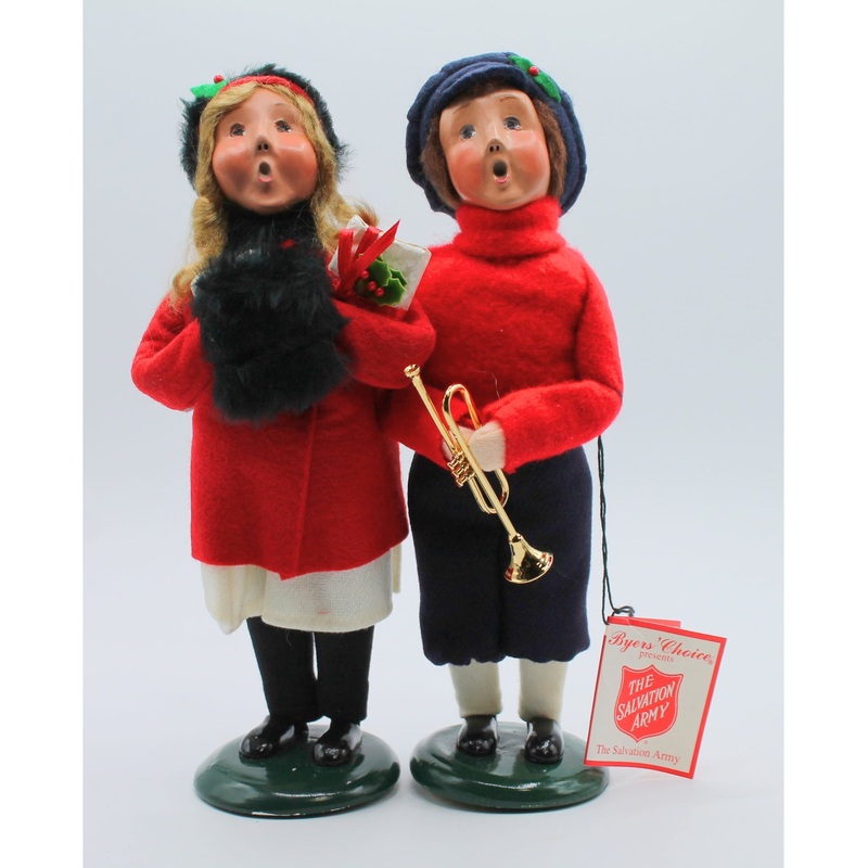 Byers Choice | Lot of 2: Victorian Child & Boy with Cornet | No Boxes