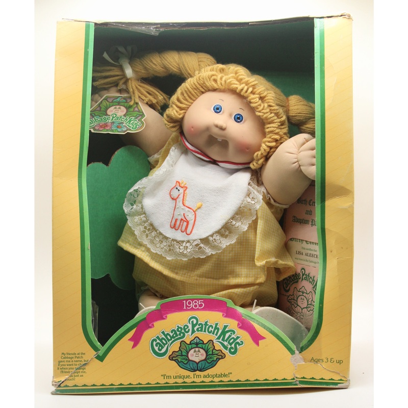 Coleco | 1985 Cabbage Patch Kids - I'm Unique, I'm Adoptable | Damaged Box
