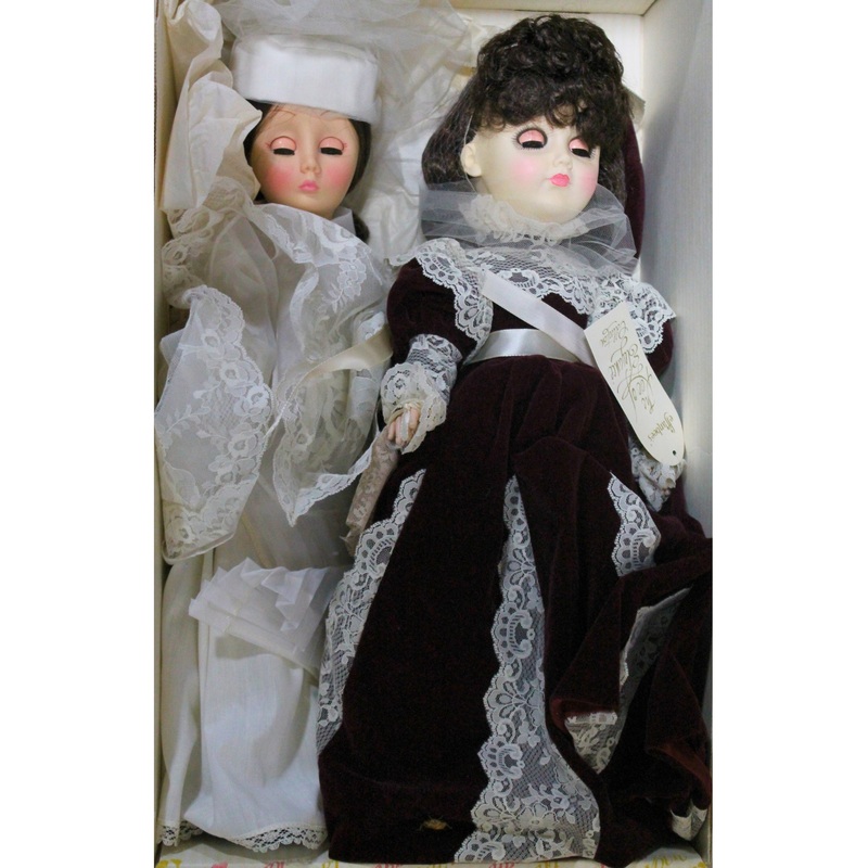 Effanbee | Lot of 2: Gay Paree & Bride Doll | Hat unglued