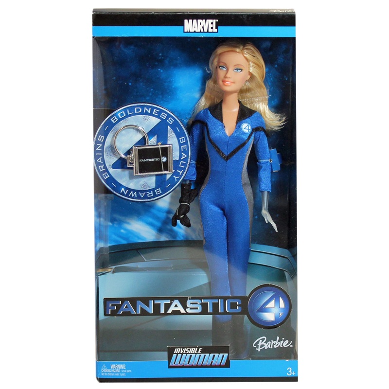 Fantastic 4 Invisible Woman Barbie - J0871