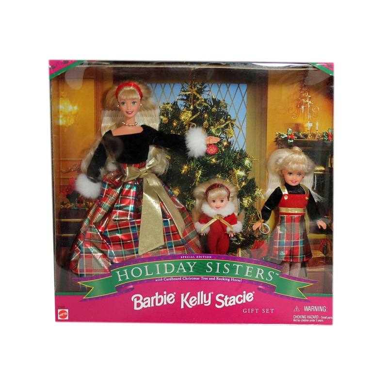 Holiday Sisters Barbie Gift Set