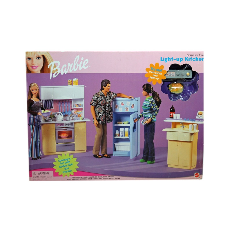 Light-Up Kitchen Barbie Set - 67554-94