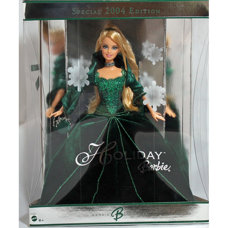 2004 Holiday Barbie (B5848) - Green Dress