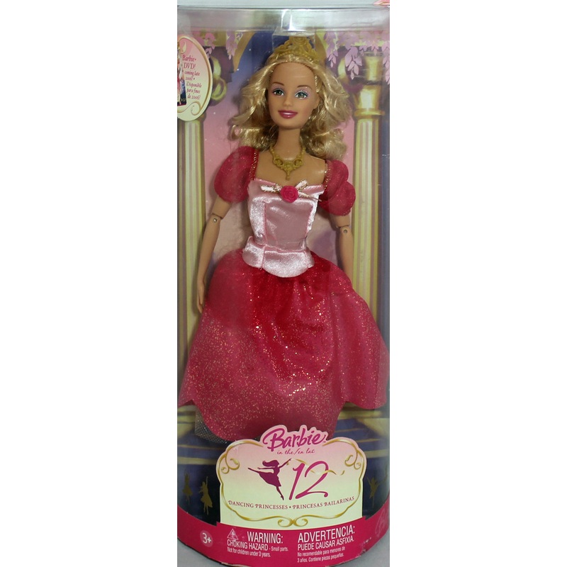2006  12 Dancing Princesses Genevieve Barbie (K4196)