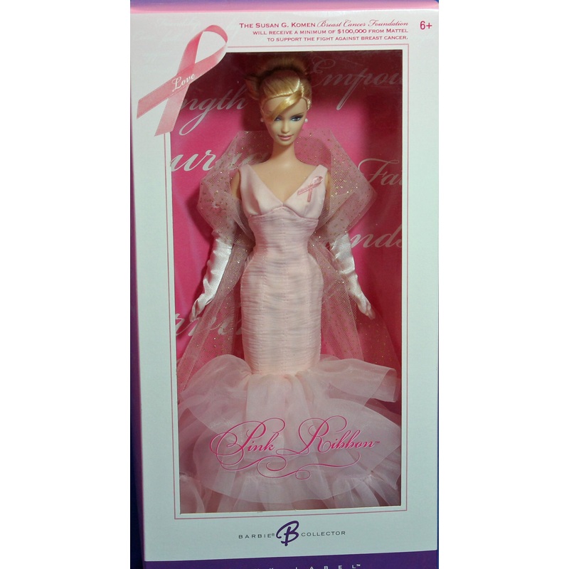 2006 Breast Cancer Pink Ribbon Barbie (J0932)