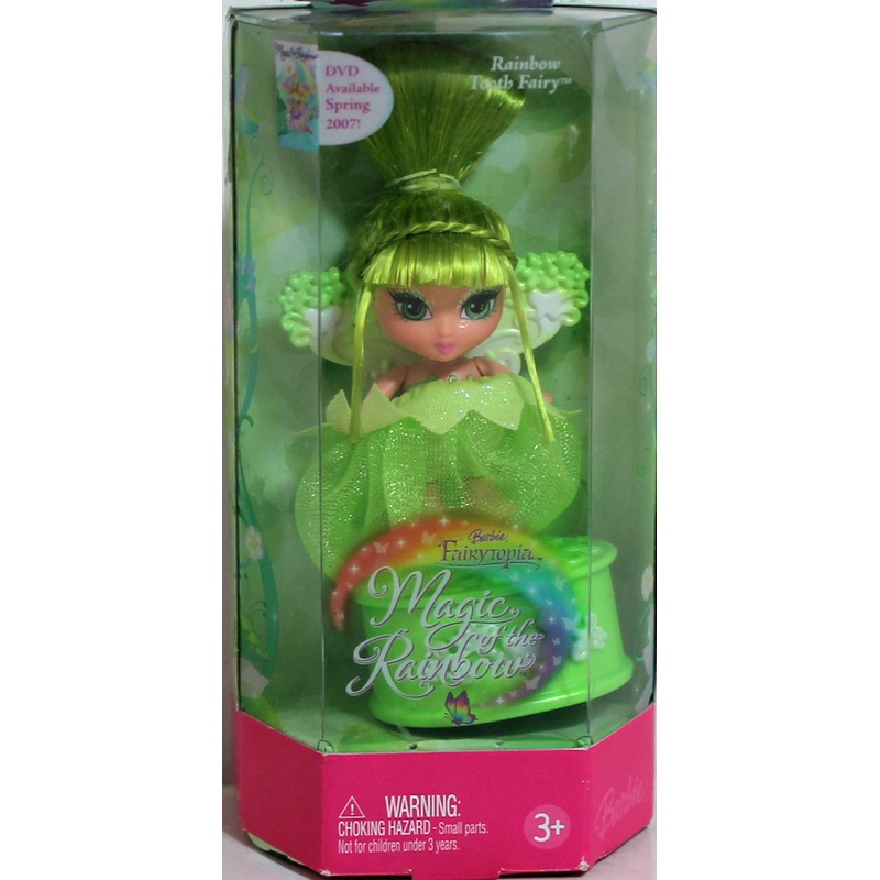 2006 Fairytopia Rainbow Tooth Fairy Barbie (K8144) - Green